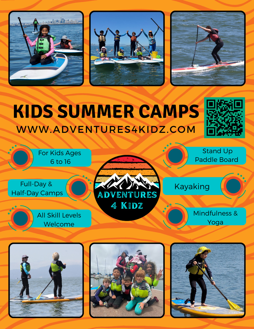  KIDS SUMMER CAMPS  A Fun and Exciting Way to Keep Your Kids Active this Summer  promotion flier on Digifli com