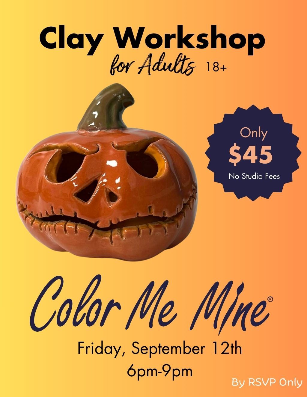 Color Me Mine Color Me Mine  Alameda promotion flier on Digifli com
