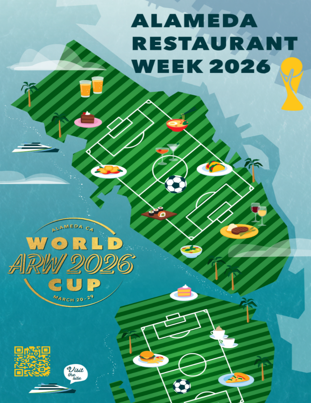 City of Alameda Alameda Restaurant Week 2026 at Alameda  Exciting Culinary Event promotion flier on Digifli com
