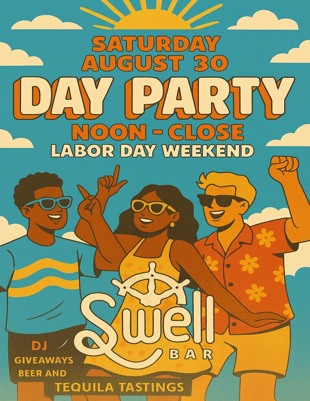 unkown Swell Bar   City  promotion flier on Digifli com