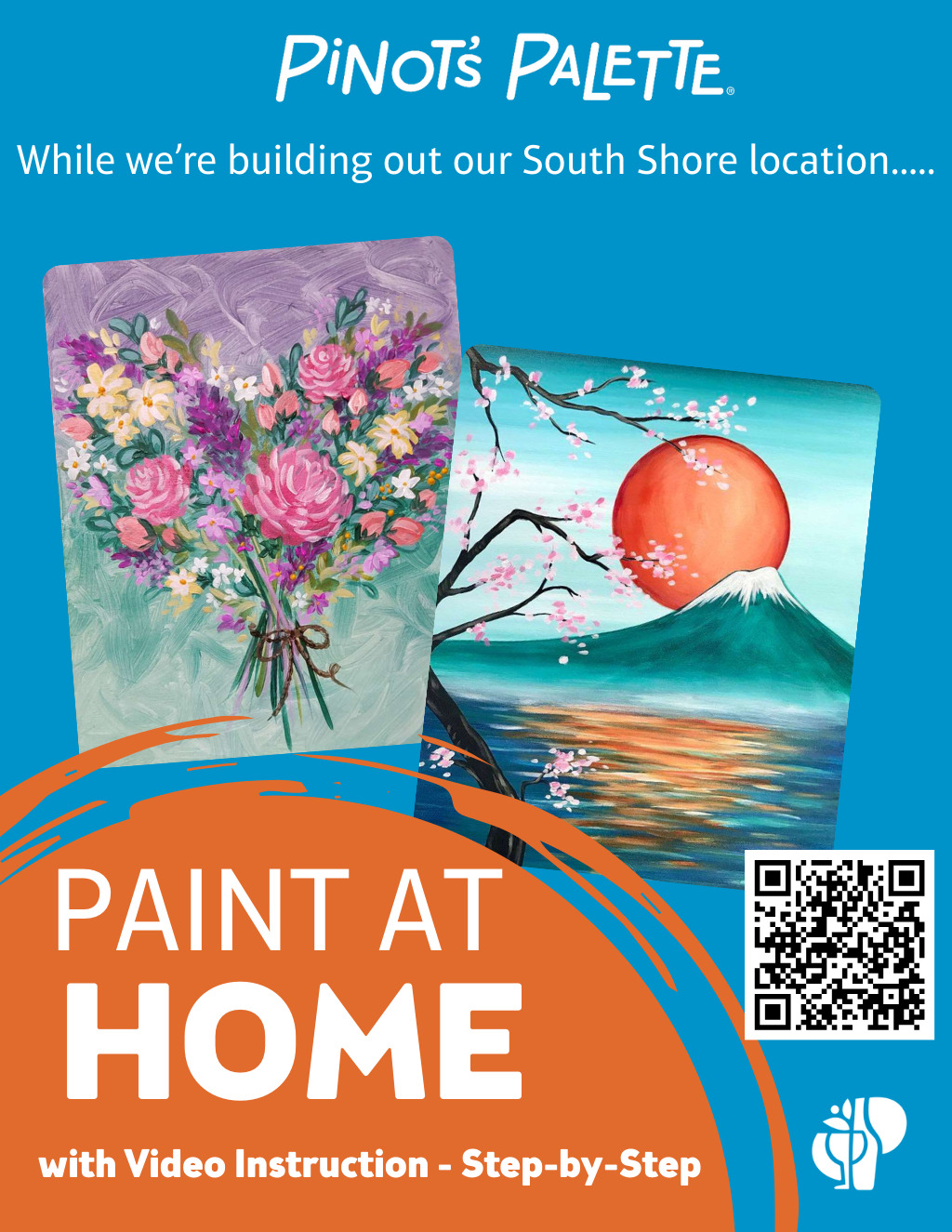 Pinot s Palette Pinot s Palette  South Shore   Paint at Home Event promotion flier on Digifli com