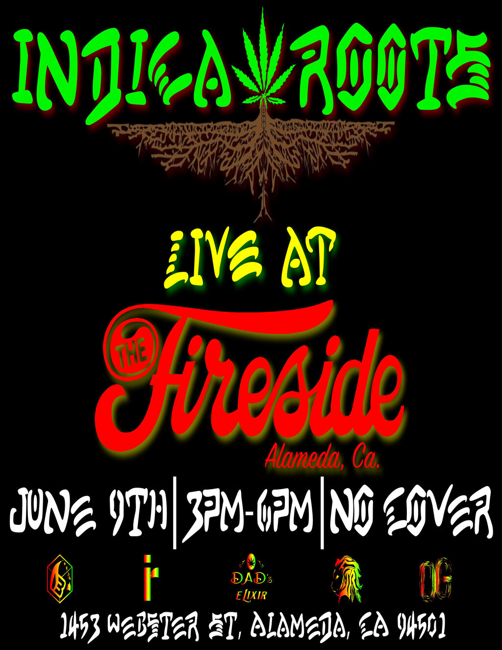 The Fireside Lounge The Fireside Lounge  A Hidden Gem in Alameda  Ca promotion flier on Digifli com