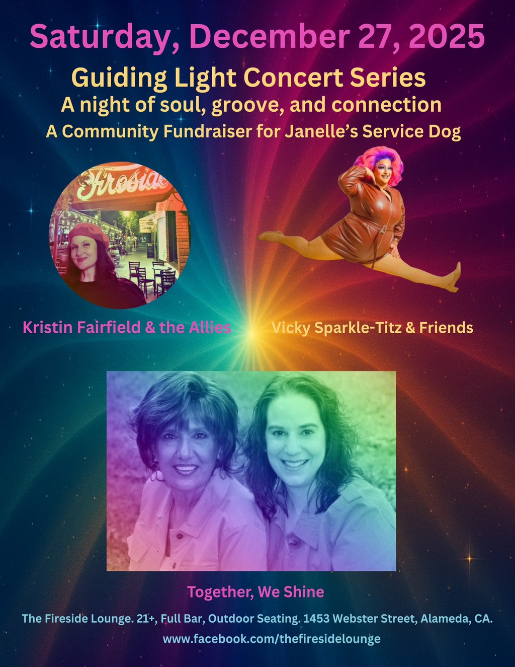 The Fireside Lounge The Fireside Lounge  Alameda promotion flier on Digifli com