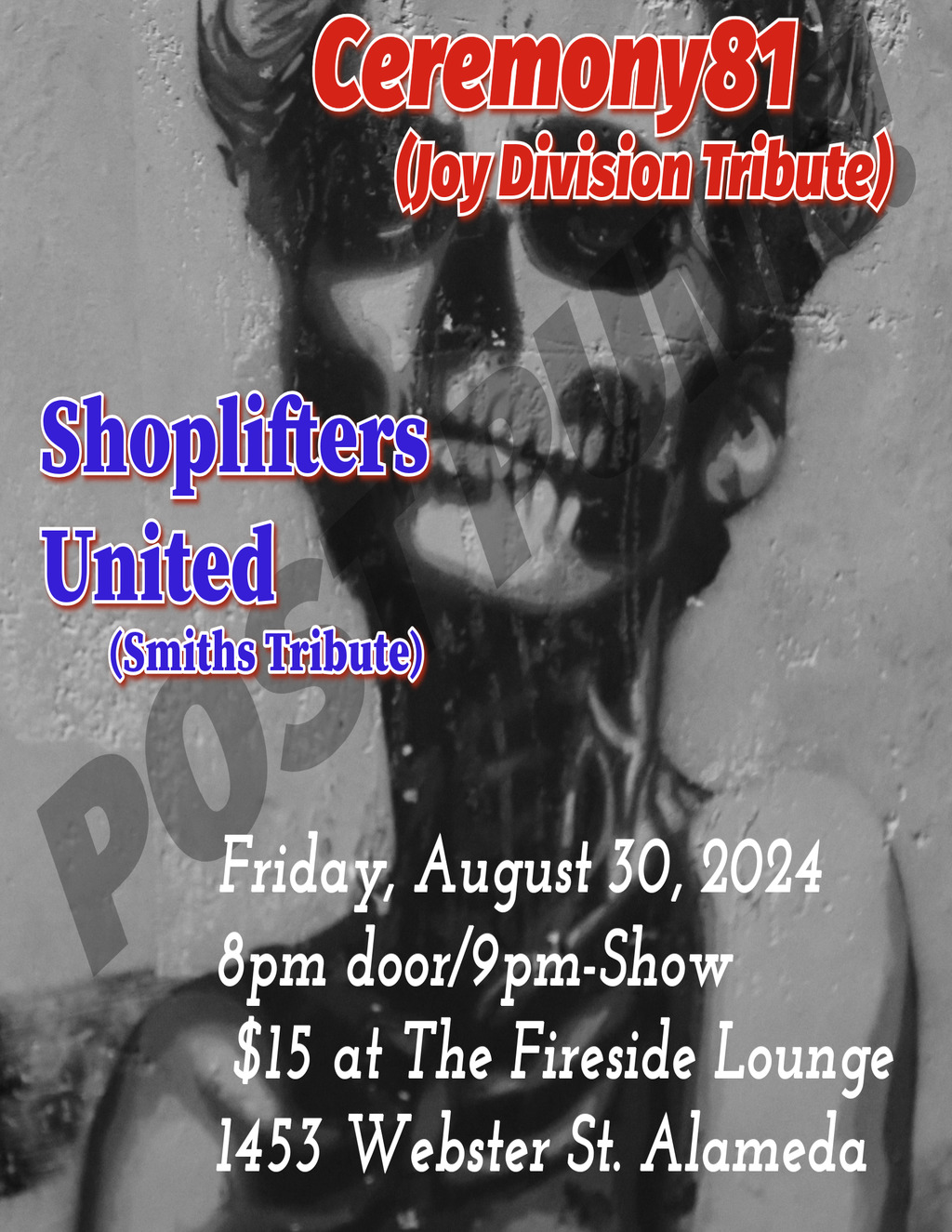 The Fireside Lounge Get Ready for a Night of Rocking Tribute Bands  promotion flier on Digifli com