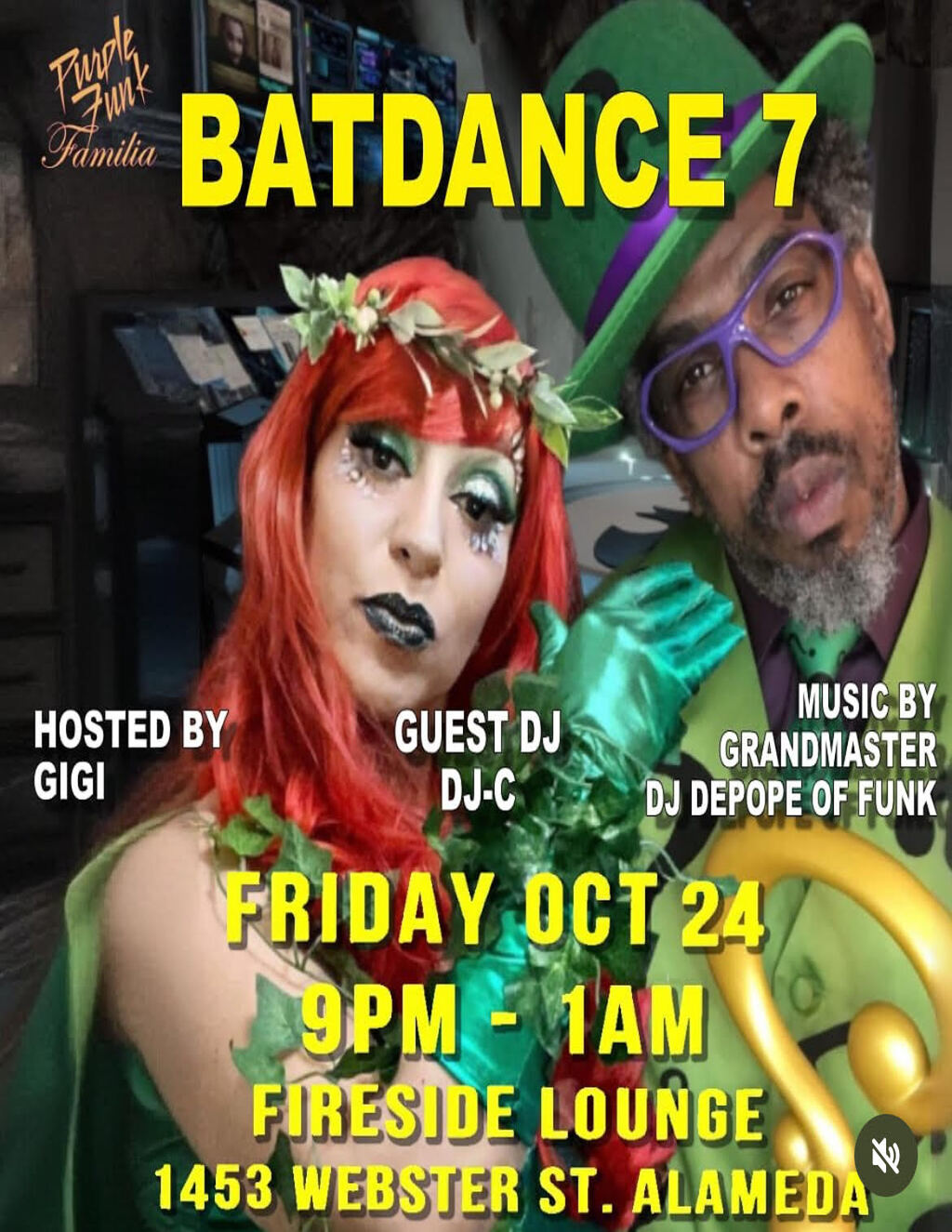 The Fireside Lounge Fireside Lounge  Alameda promotion flier on Digifli com