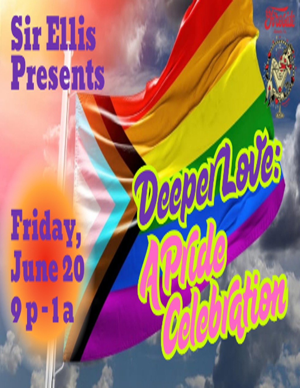 The Fireside Lounge Fireside Lounge  Alameda promotion flier on Digifli com