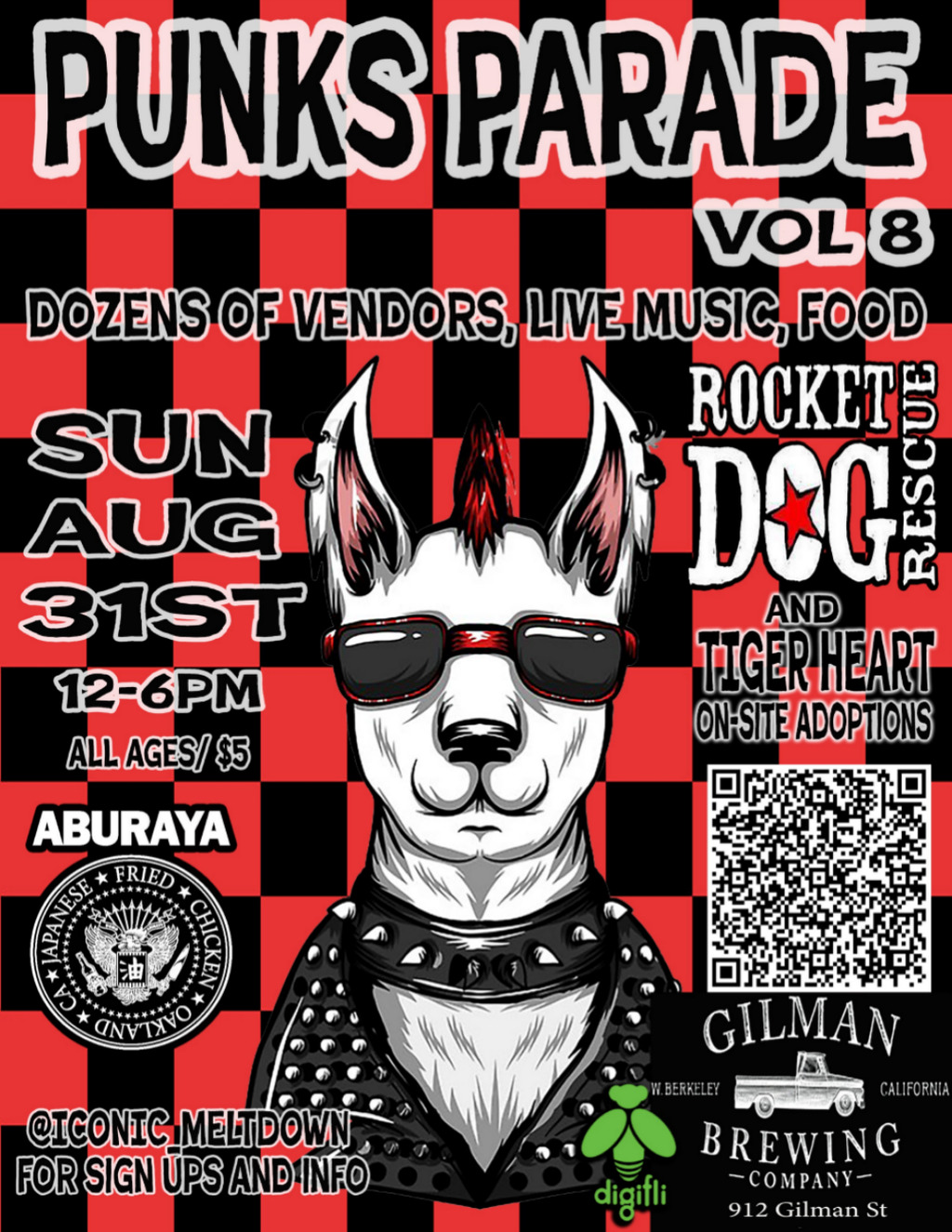 unkown Gilman Brewing Company  Berkeley promotion flier on Digifli com