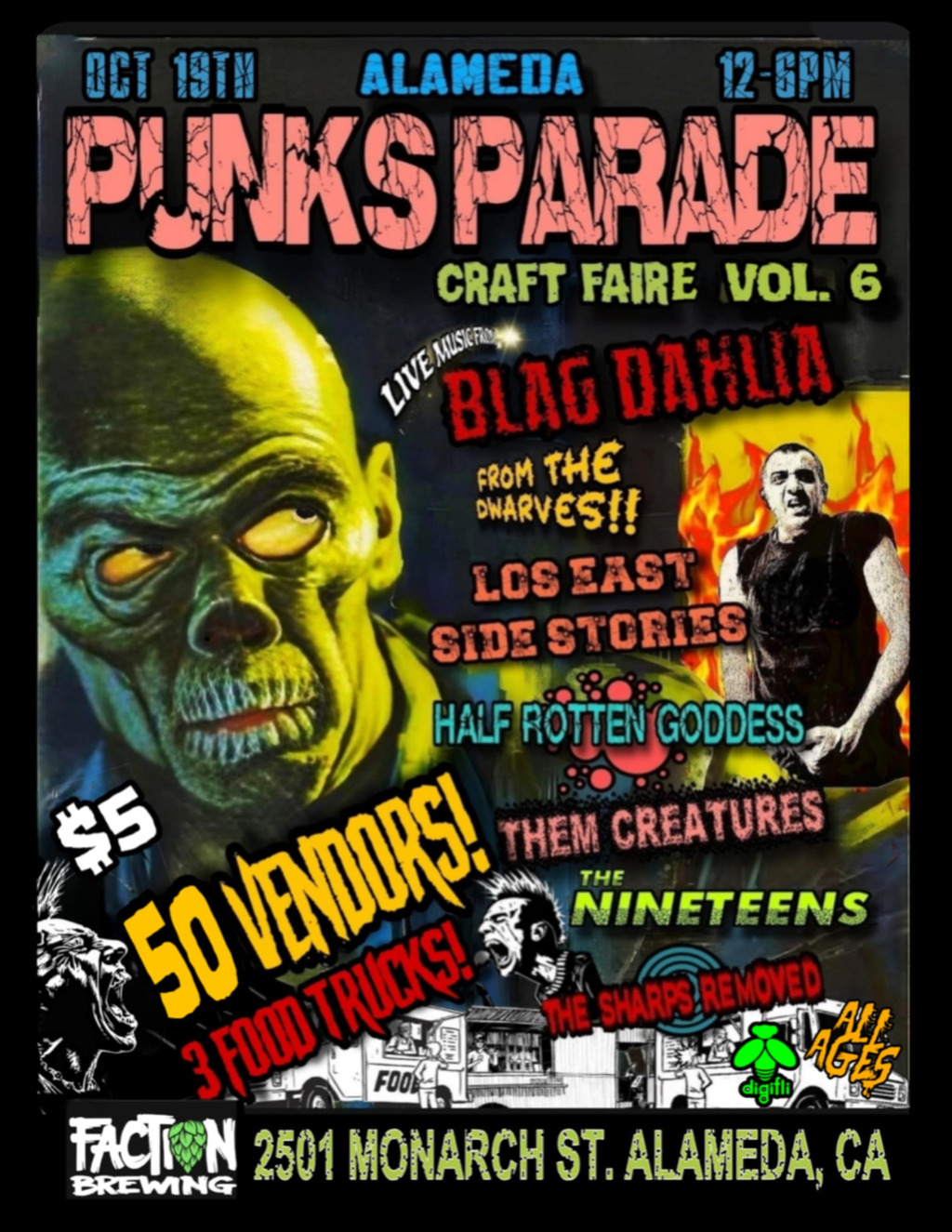 unkown Get Ready for the Punks Parade Craft Faire Vol  6  promotion flier on Digifli com