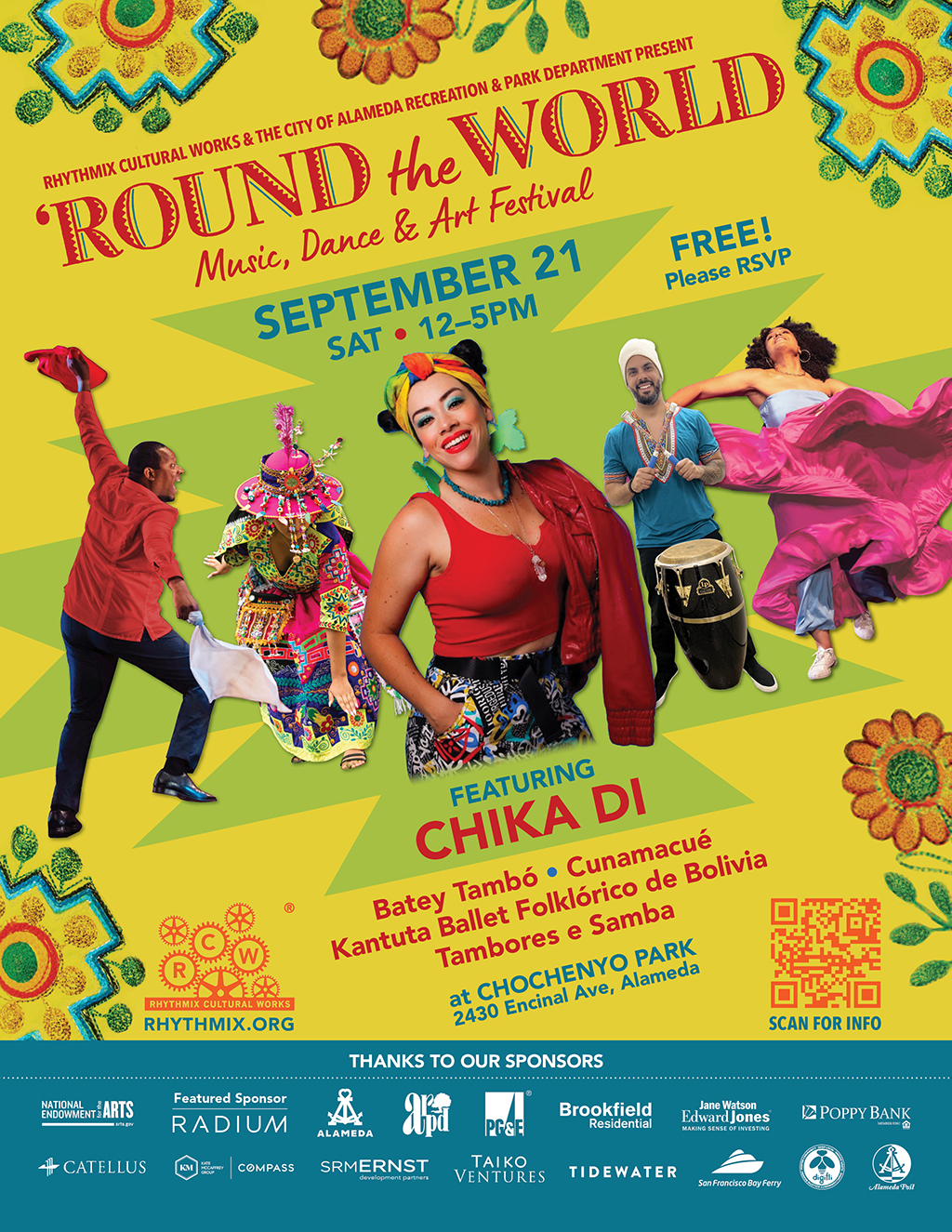 Rhythmix Cultural Works Rhythmix Cultural Works Brings a Global Fiesta to Alameda  promotion flier on Digifli com