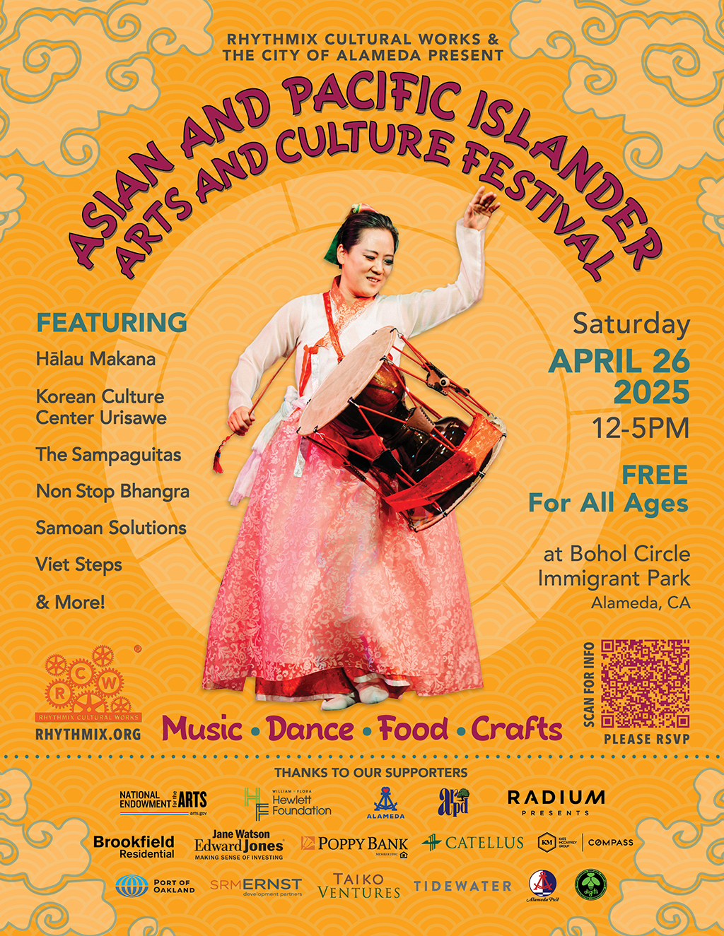 Rhythmix Cultural Works Celebrate Cultures at Rhythmix Cultural Works in Alameda  promotion flier on Digifli com