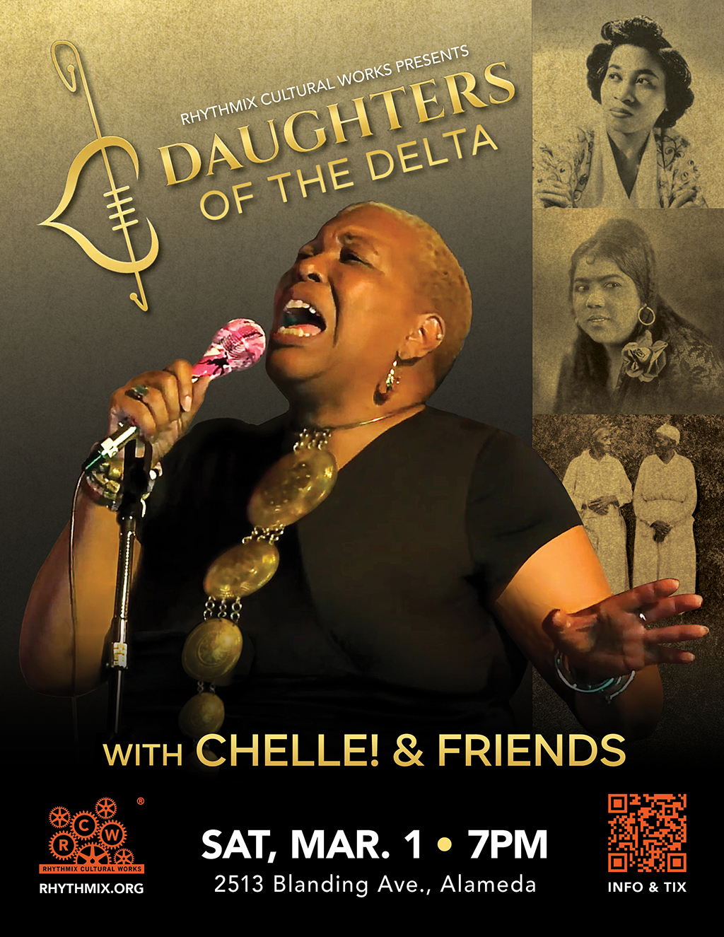 Rhythmix Cultural Works Soulful Sounds Await at Rhythmix Cultural Works in Alameda promotion flier on Digifli com