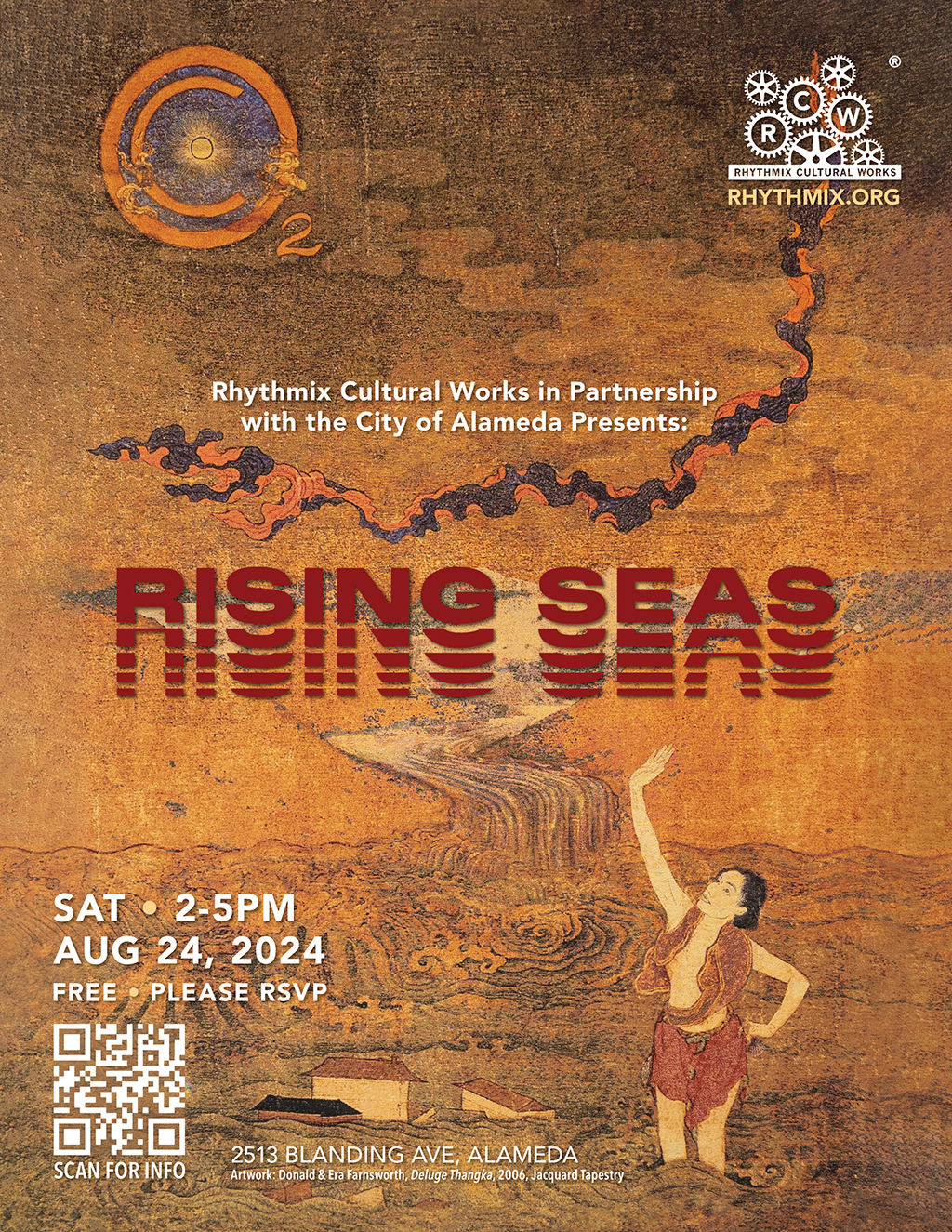 Rhythmix Cultural Works Experience the Magic of Rising Seas at Rhythmix Cultural Works  promotion flier on Digifli com