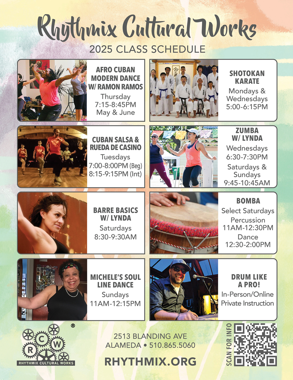 Rhythmix Cultural Works Rhythmix Cultural Works  Alameda promotion flier on Digifli com