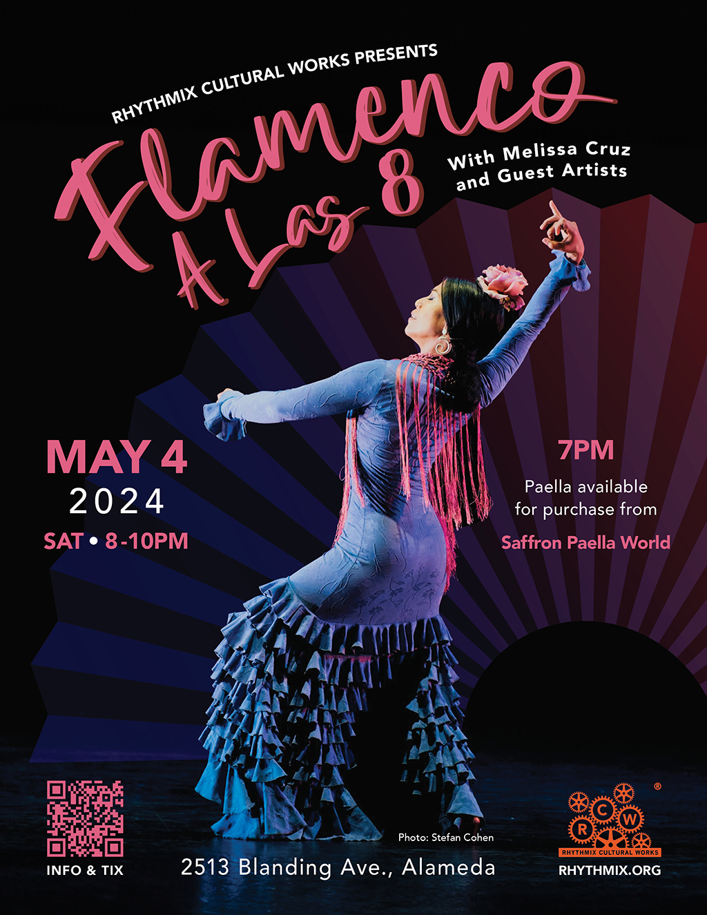 Rhythmix Cultural Works CULTURAL WORKS PRESENTS RHYTHMIX Flamenco With Melissa Cruz and Guest Artists promotion flier on Digifli com