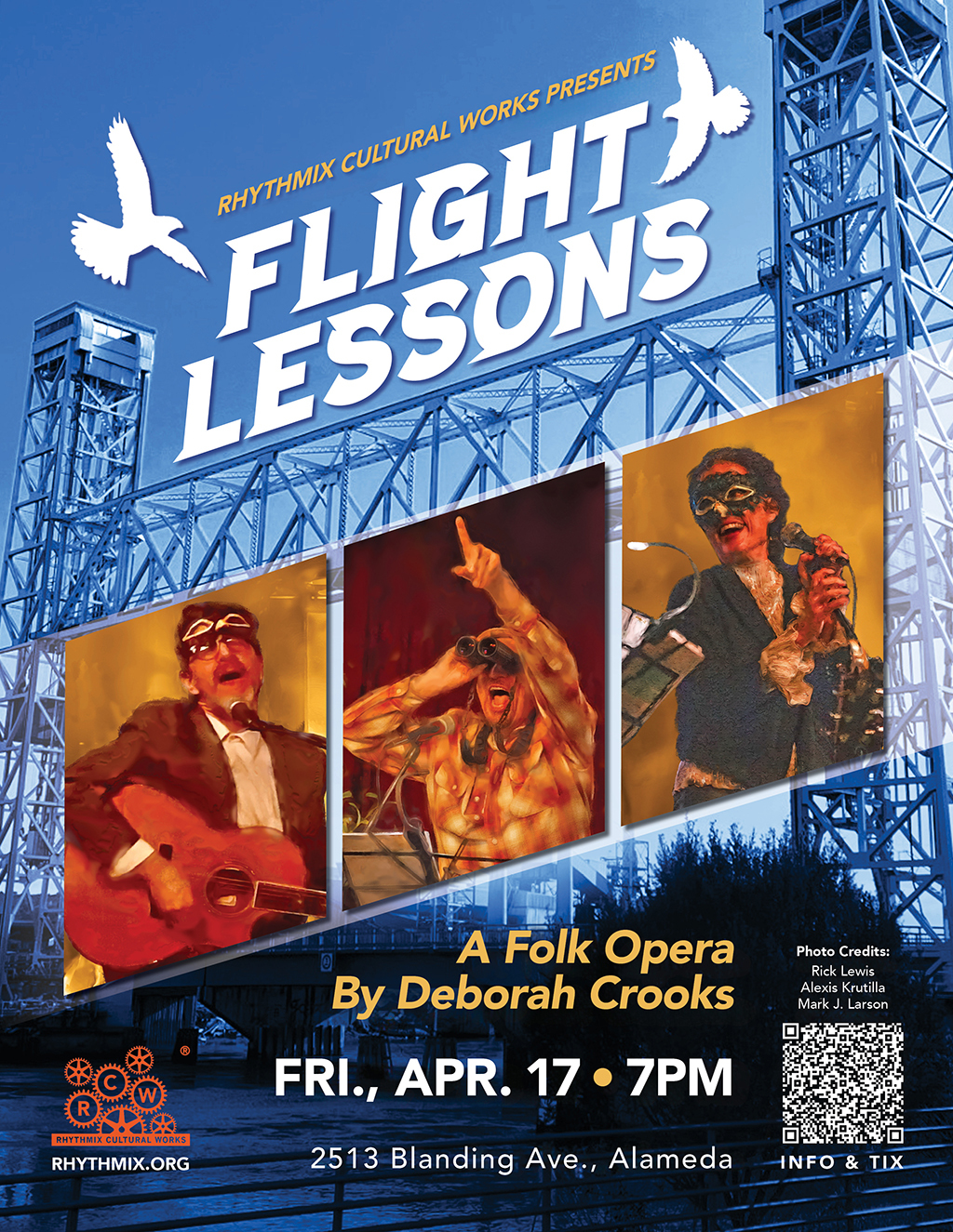 Rhythmix Rhythmix  Alameda  Flight Lessons Folk Opera promotion flier on Digifli com