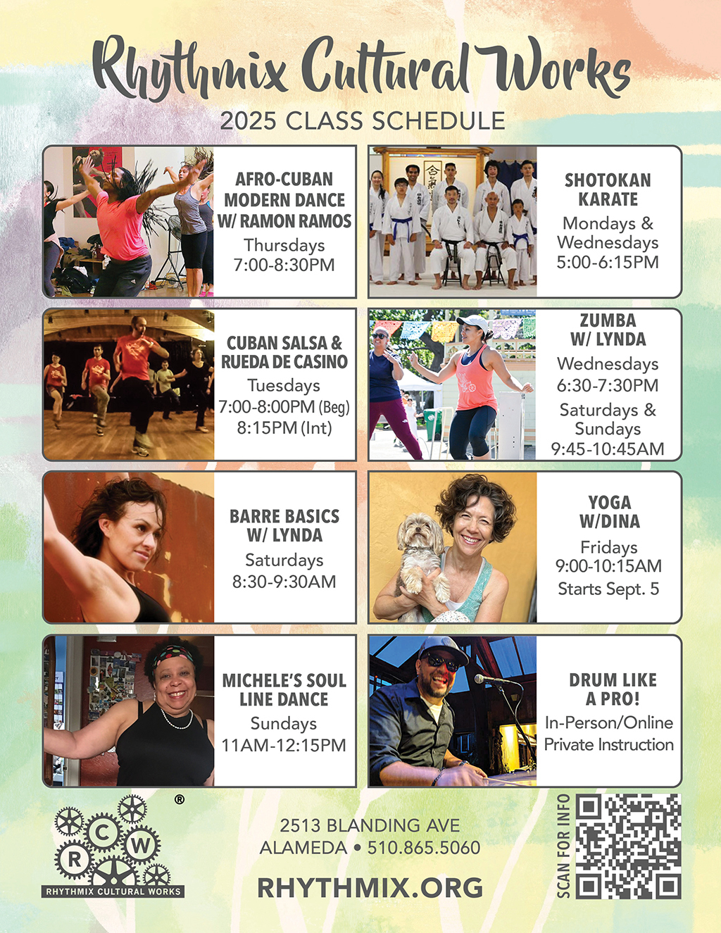 Rhythmix Cultural Works Rhythmix Cultural Works  Alameda promotion flier on Digifli com