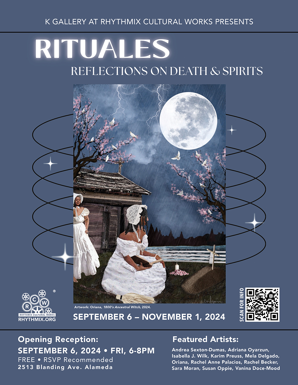 Rhythmix Cultural Works Dive into Rituals and Reflections at Rhythmix Cultural Works  Alameda  promotion flier on Digifli com