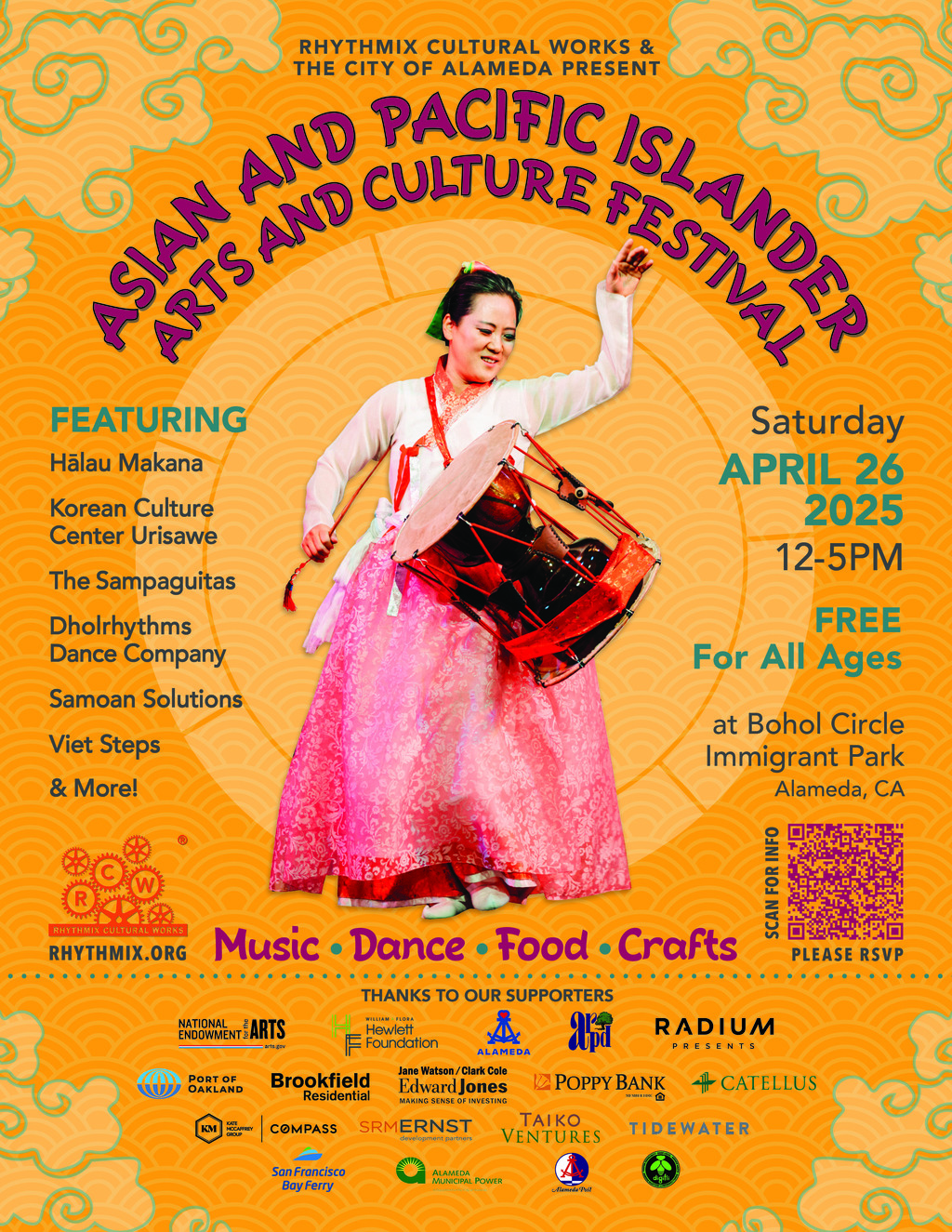 Rhythmix Cultural Works Celebrate Culture and Community at Rhythmix Cultural Works  Alameda  promotion flier on Digifli com