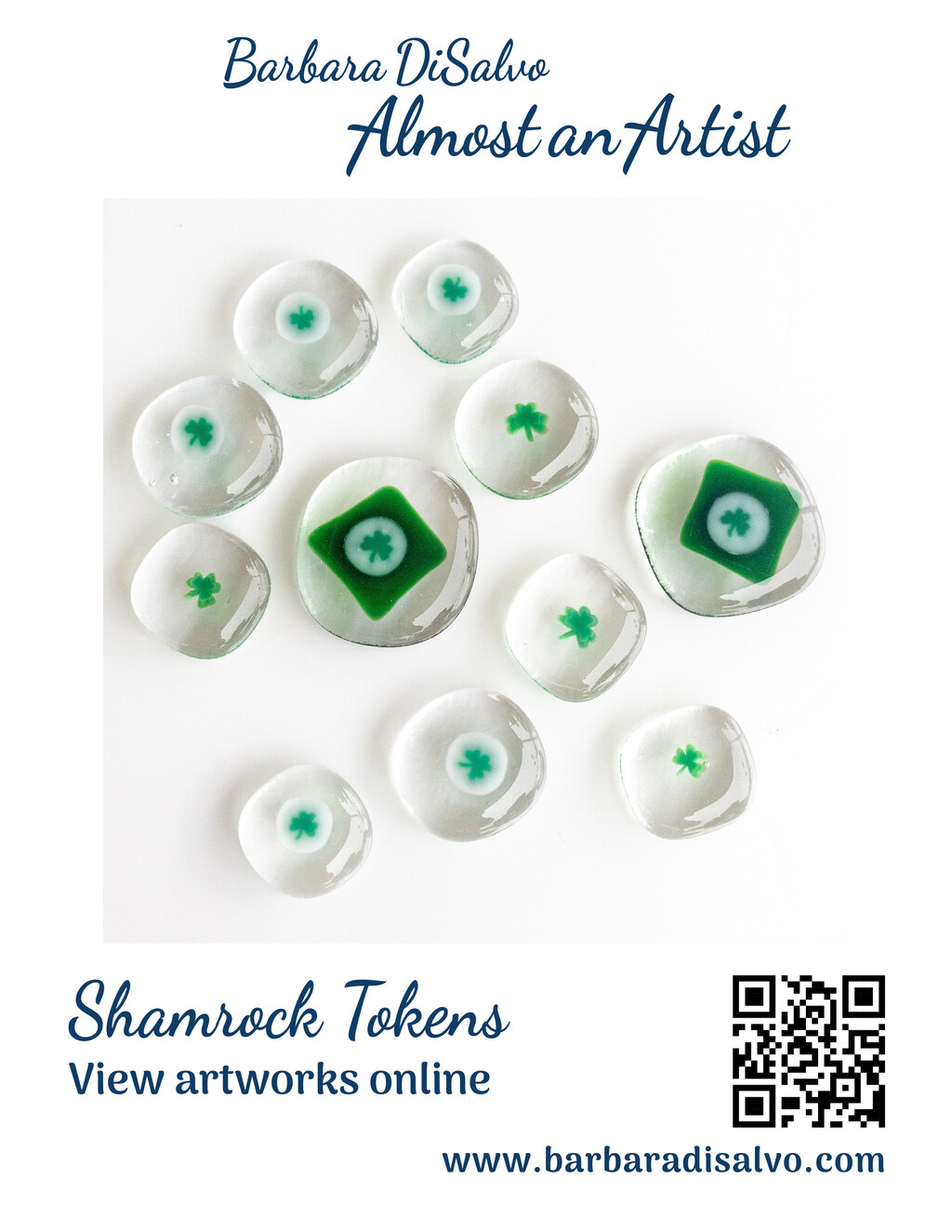  Almost an Artist  Shamrock Tokens  Online promotion flier on Digifli com